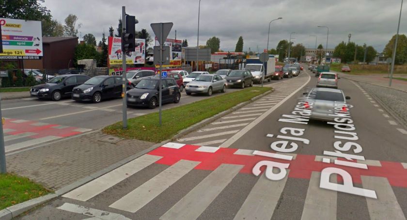 Łomża: Ponowne utrudnienia na Al. Piłsudskiego. Jutro asfaltowanie