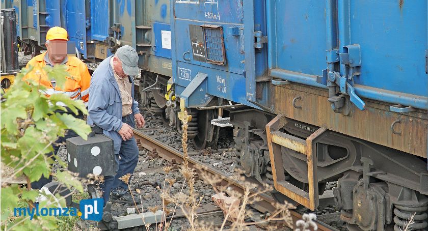 Wykoleił się pociąg. Nietypowe zdarzenie w Łomży [VIDEO i FOTO]