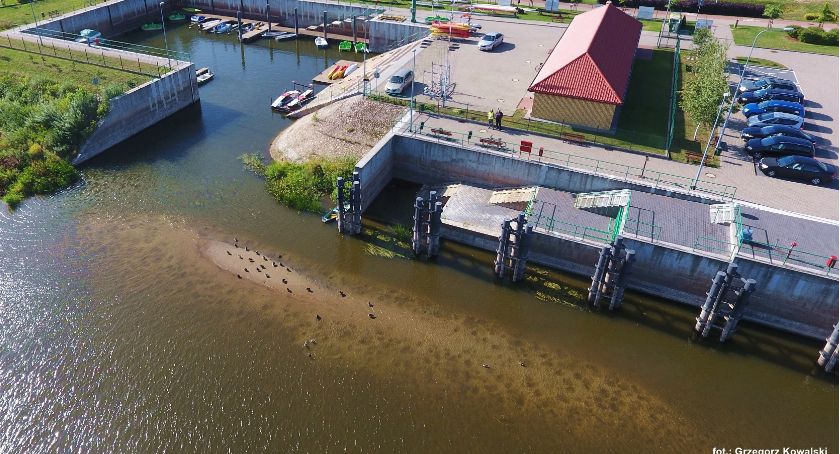 Port Łomża odcięty od Narwi? [FOTO]