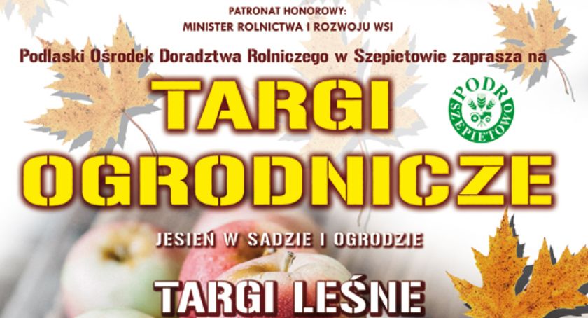 Zapraszamy na Jesienne Targi do Szepietowa