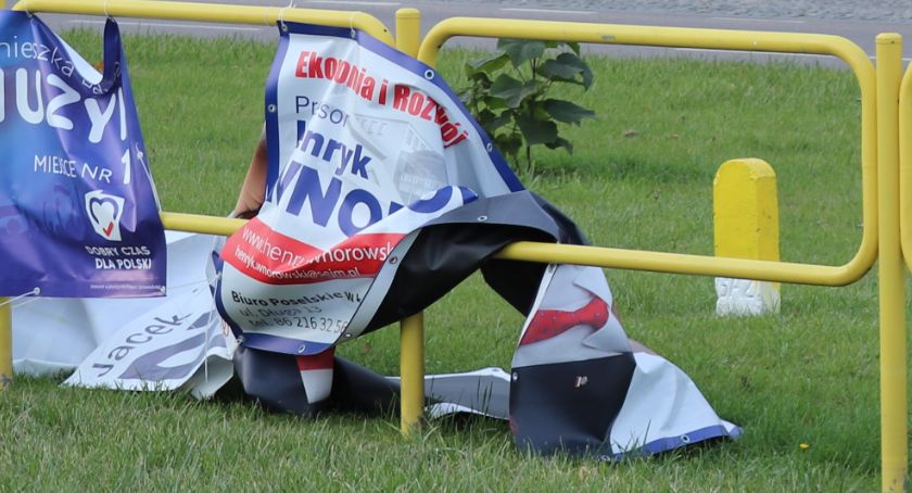 Straż miejska usuwa banery wyborcze