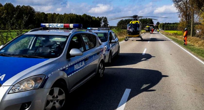 Groźny wypadek w regionie. Lądowały dwa śmigłowce LPR