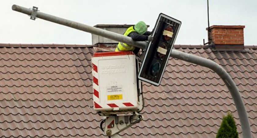 Pierwsza sygnalizacja świetlna w Kolnie  [FOTO]