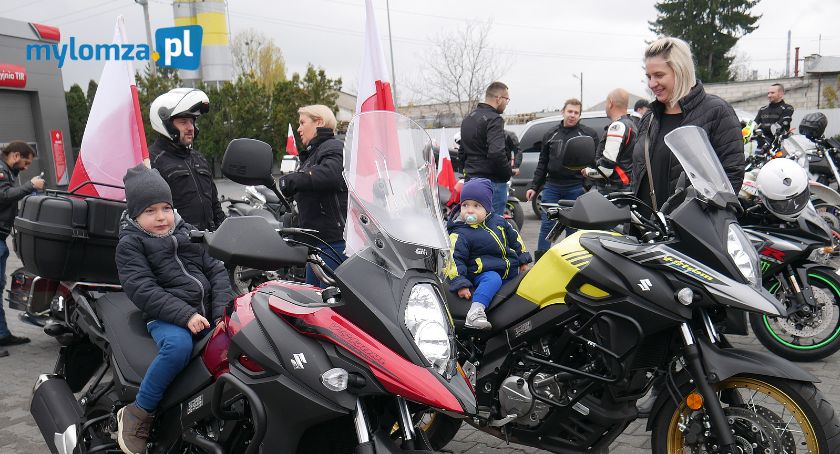 Motocykliści z Łomży i Małego Płocka świętowali Dzień Niepodległości [VIDEO i FOTO]