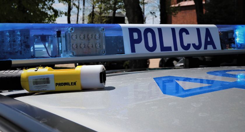 Łomża: Kierowca seata jechał po kielichu