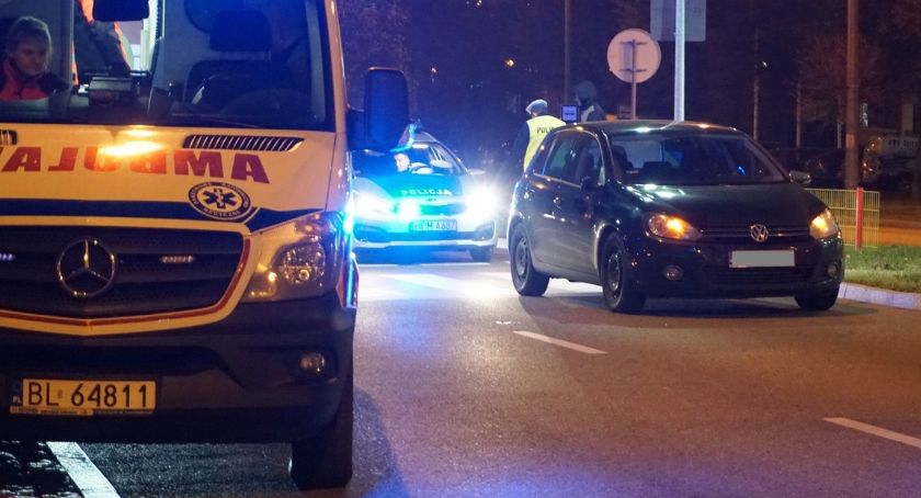 Potrącenie na Zawadzkiej. Pieszy trafił do szpitala [FOTO]