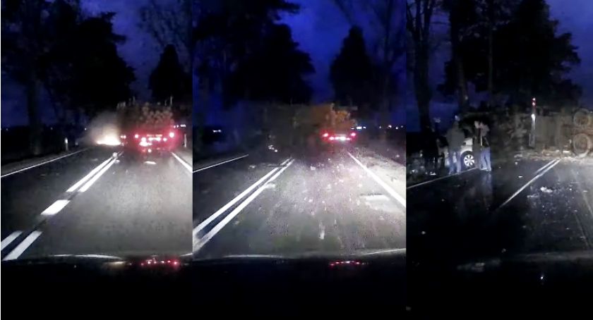 Mrożące krew w żyłach nagranie śmiertelnego wypadku za Rogienicami [VIDEO]