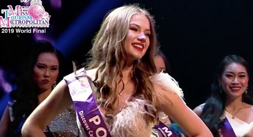 Wiktoria w TOP 10 Miss Tourism Metropolitan International 2019 [FOTO]