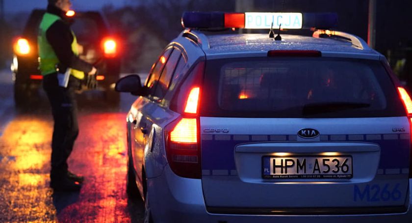 Łomża: Pijany 25-letni kierowca uciekał przed policją