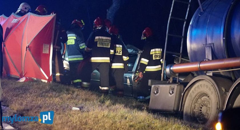 Tragedia na DK61. Kierowca próbował uniknąć zderzenia?