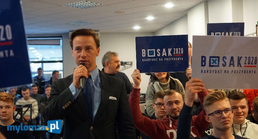 Kampanijny szlak Krzysztofa Bosaka ma początek w Łomży [VIDEO i FOTO]