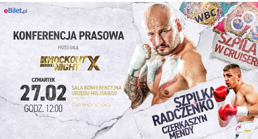 Knockout Boxing Night 10: Konferencja prasowa w Łomży [LIVE]