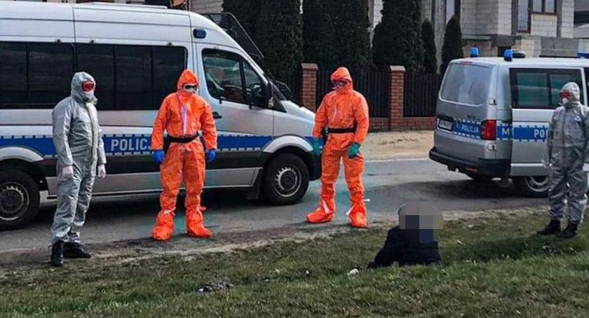 Uciekinier z podejrzeniem koronawirusa. Nie zgodził się na pobranie wymazu