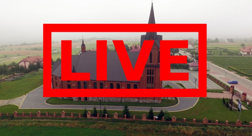 [LIVE] Transmisja mszy świętej z parafii Andrzeja Boboli z Łomży