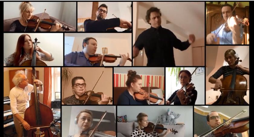 Łomżyńscy filharmonicy przygotowują się do koncertu online [VIDEO]