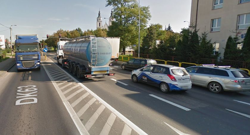 Utrudnienia przy wjeździe i wyjeździe z Łomży