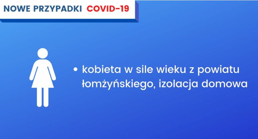 Nowy przypadek zakażenia koronawirusem w powiecie łomżyńskim