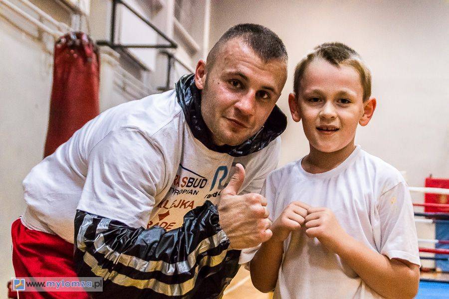 Kamil Szeremeta na sparingu w TIGER Łomża [VIDEO i FOTO]