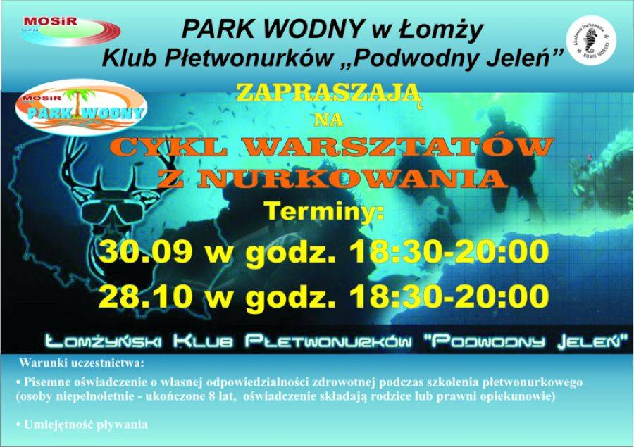 Warsztaty nurkowania w Parku Wodnym [VIDEO]