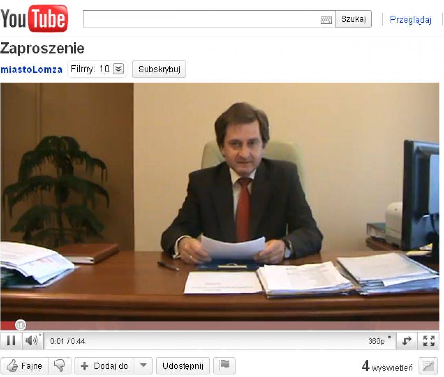 Kup działkę! Na YouTube zachęca Beniamin Dobosz.