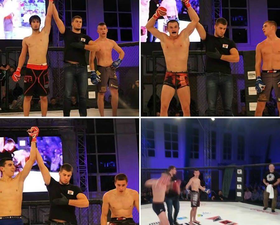 Komplet zwycięstw fighterów na Extreme Fight Cage 3 w Ełku