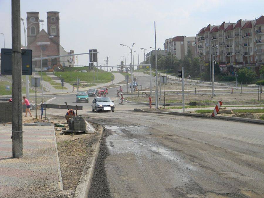Rondo już otwarte dla samochodów
