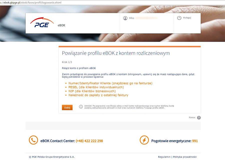 Nowoczesne PGE każe czekać trzy tygodnie na weryfikację danych?