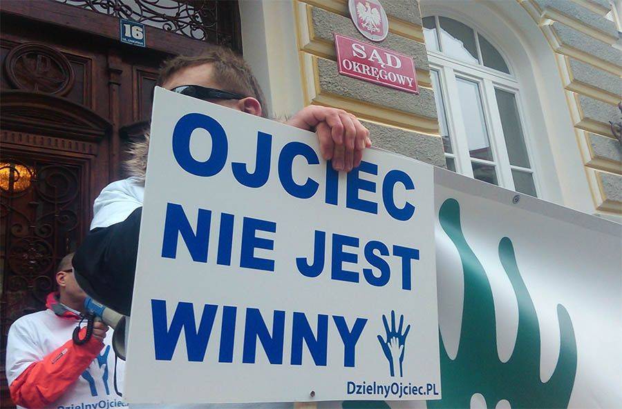 Protestu ojców w Łomży ciąg dalszy