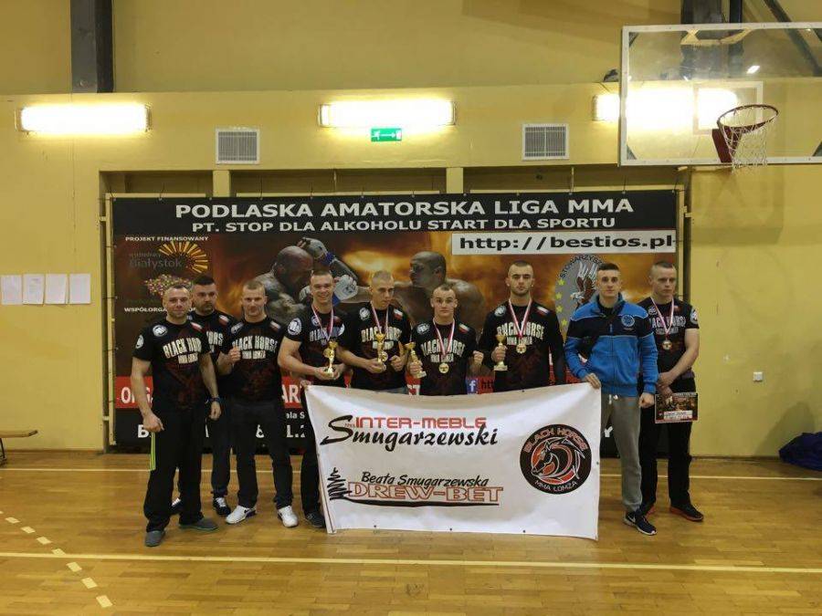 Tytuły mistrzowskie dla BLACK HORSE MMA Łomża!