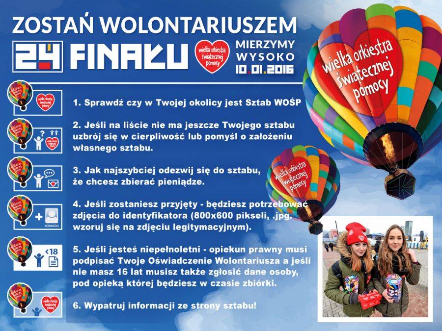 Chcesz zostać wolontariuszem WOŚP? Łomżyński sztab zaprasza do rejestracji!