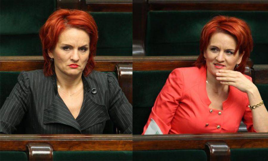 Krynicka podczas obrad Sejmu wyszła z sali... żeby się przebrać
