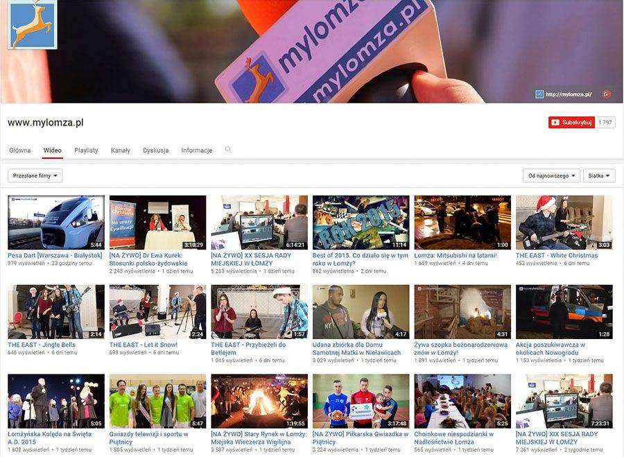 10 najpopularniejszych materiałów video portalu MyLomza.pl w 2015 roku