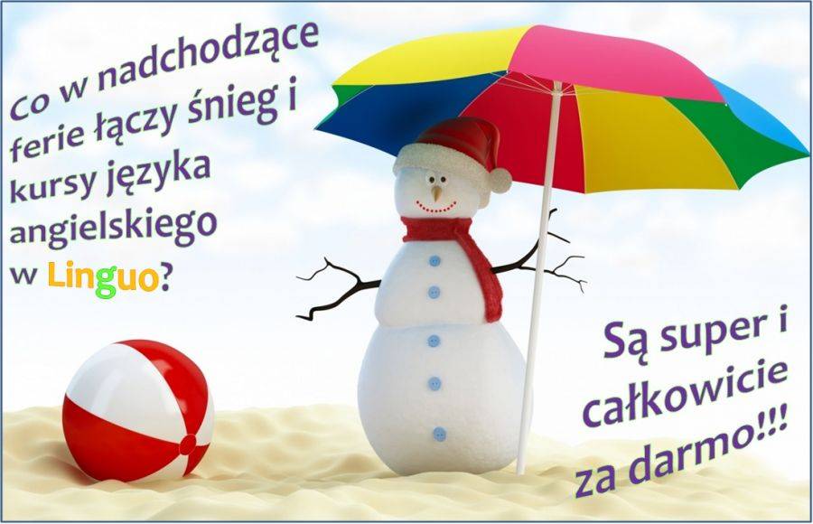 Ferie z angielskim za darmo!