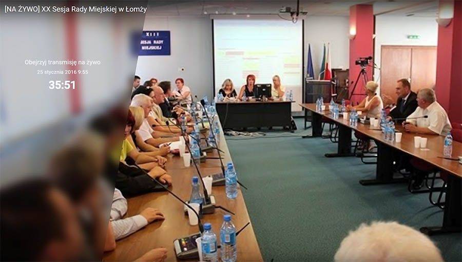 [NA ŻYWO] XX sesja Rady Miejskiej Łomży wyjątkowo w poniedziałek