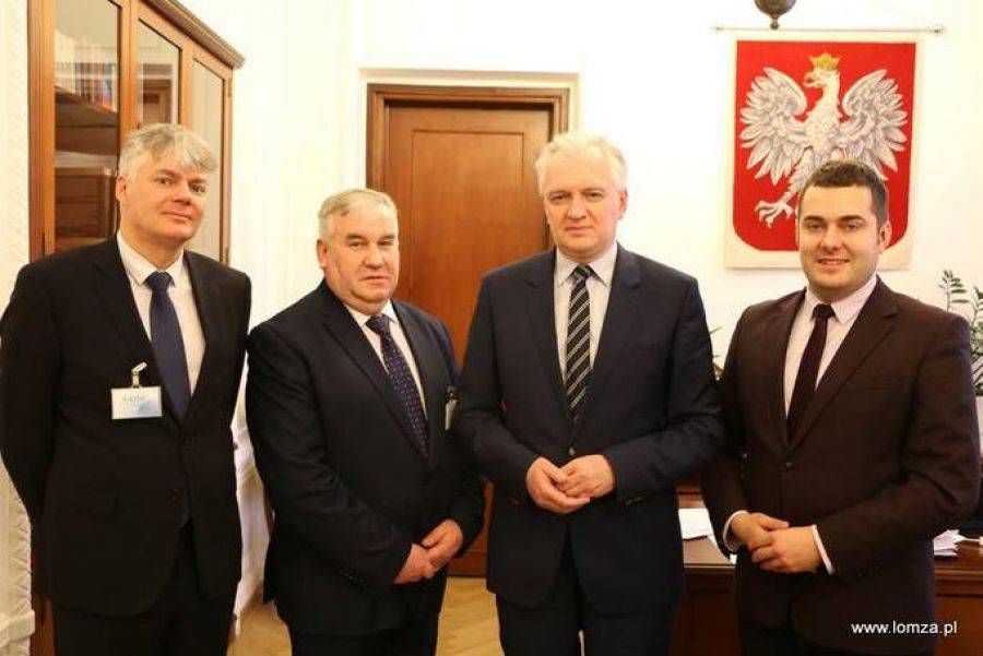 Prezydent Łomży rozmawiał w stolicy z ministrami