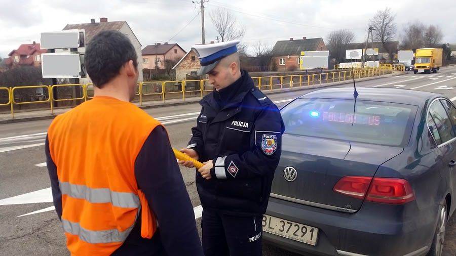 Wzmożone kontrole pojazdów na DK61 [FOTO]