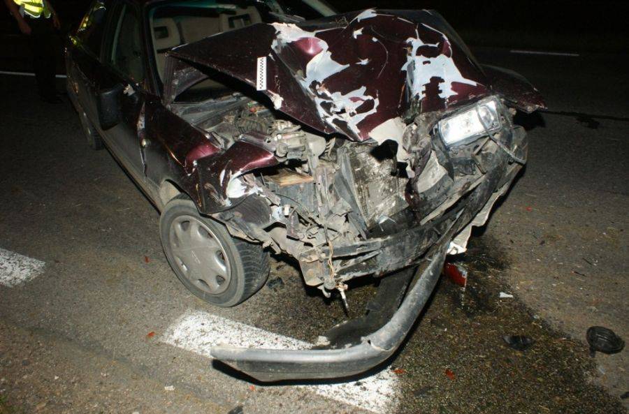 Pijany mieszkaniec Piątnicy spowodował wypadek