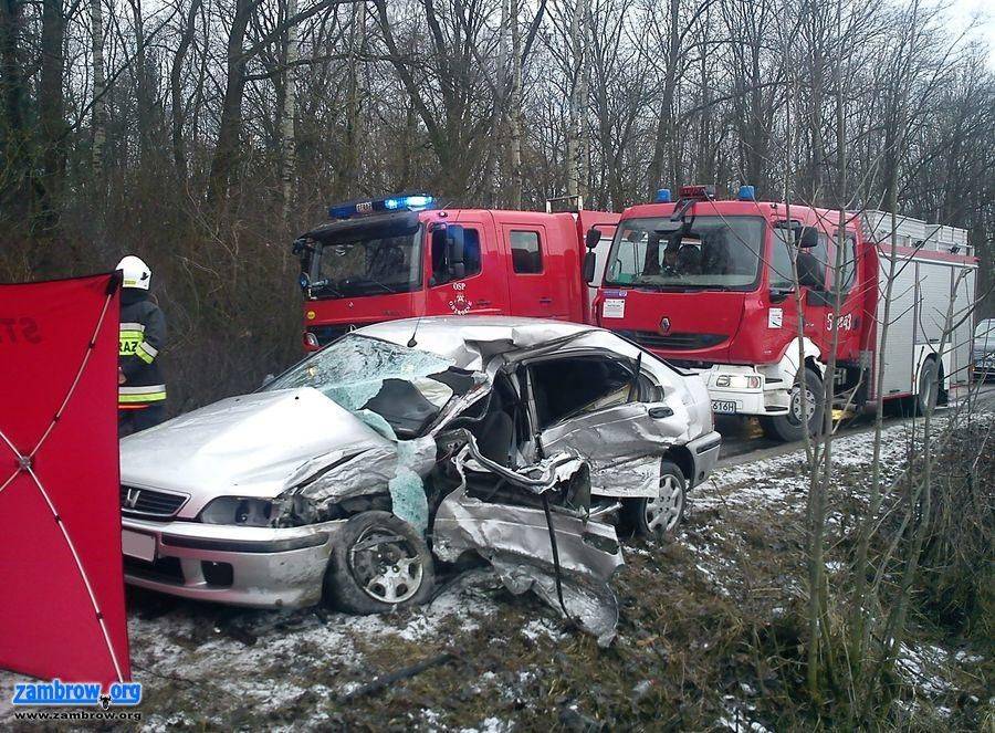 Śmiertelna czołówka w gminie Szumowo