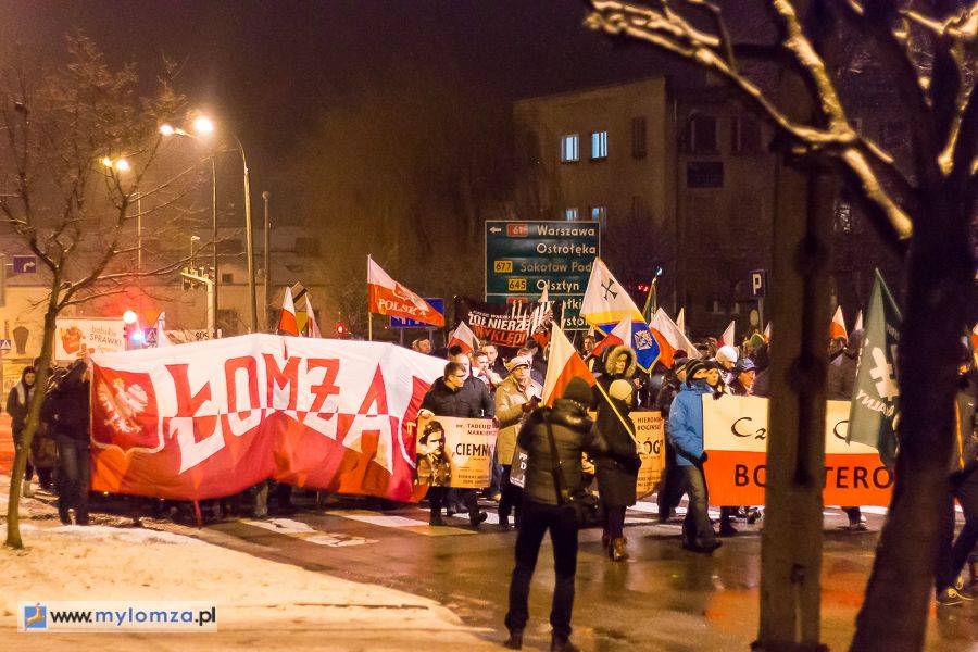 Marsz Pamięci Żołnierzy Wyklętych przeszedł przez Łomżę [VIDEO i FOTO]