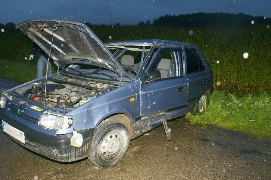 Zostawił rannego pasażera i uciekł