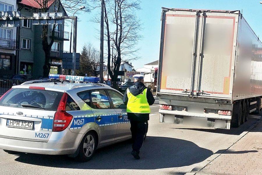 Pijany za kierownicą TIR-a