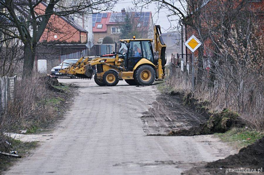 Kolejna droga w Gminie Łomża w budowie