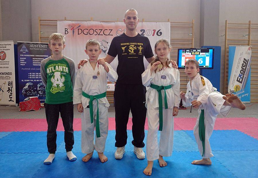 Medale Pucharu Polski taekwondzistów z MKS MEDYK