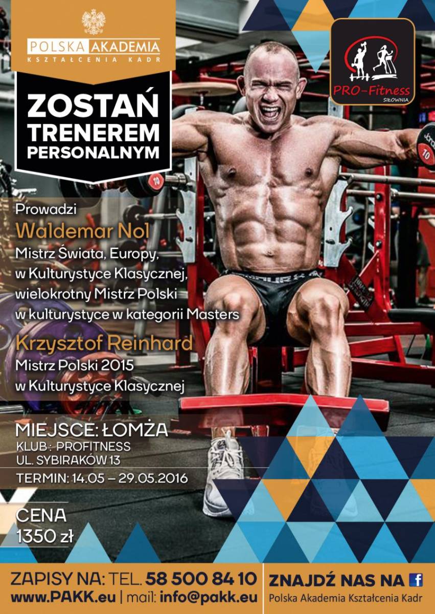 Zostań trenerem personalnym!