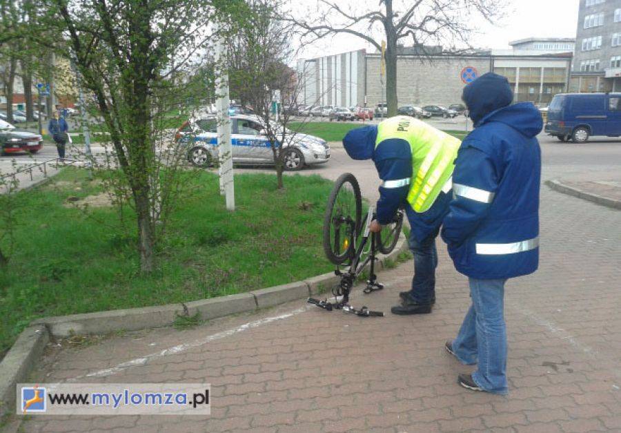 Potrącenie rowerzysty na Kopernika