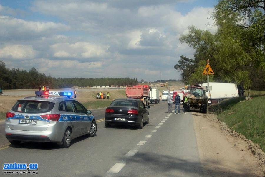 Śmiertelny wypadek na krajowej ósemce