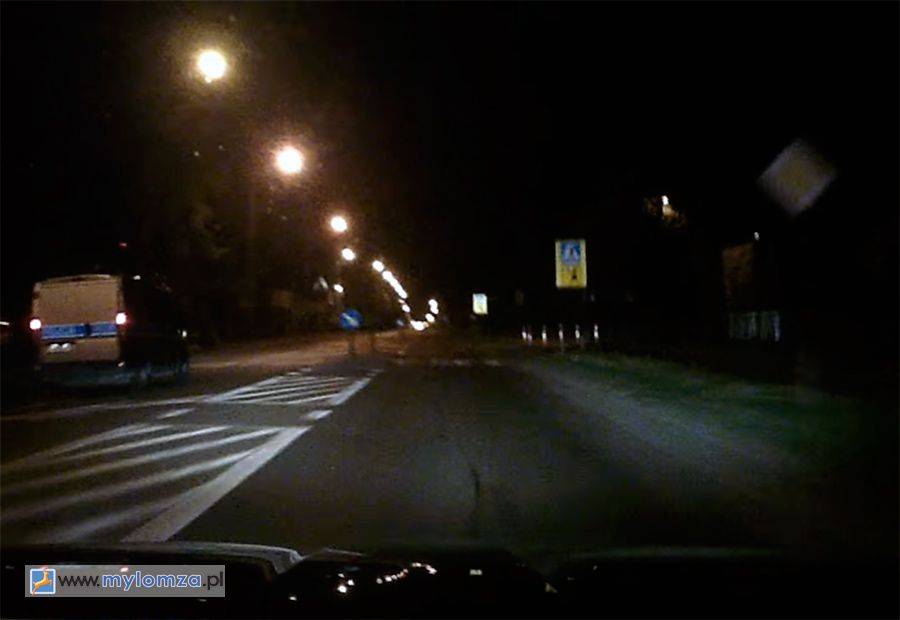 Pirat w radiowozie mknął ulicami Łomży [VIDEO]