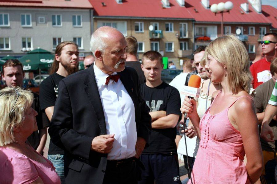 Janusz Korwin- Mikke: Będą kandydaci z Łomży. Wywiad wideo!