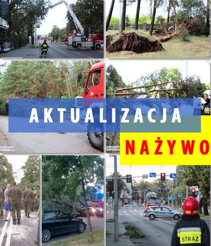 Nawałnica przeszła nad Łomżą i regionem. Narobiła szkód [VIDEO i FOTO]