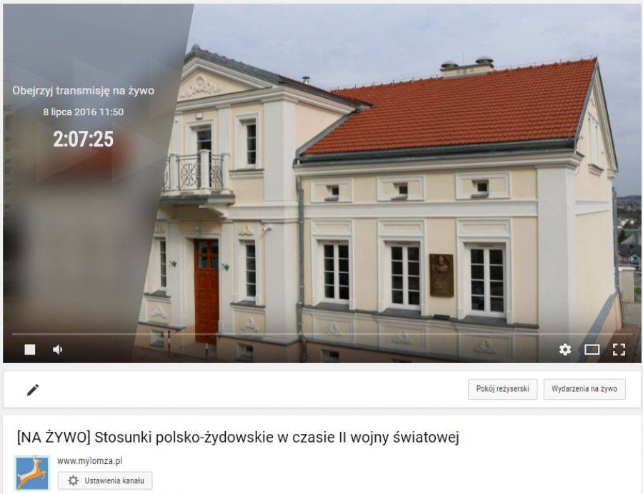 [NA ŻYWO] Spotkanie poświęcone kwestii polsko-żydowskiej w czasie wojny
